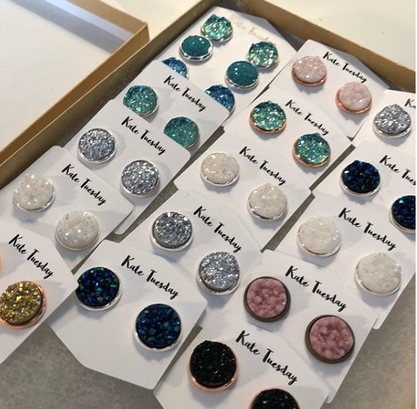 Grab Bag of Druzy, Mermaid, Cabochon Earrings Box