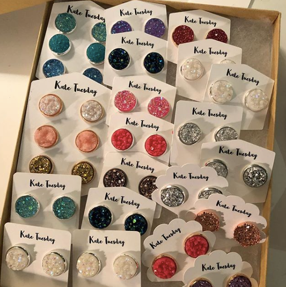 Grab Bag of Druzy, Mermaid, Cabochon Earrings Box