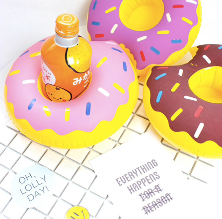 Donut Drink Holders Float!