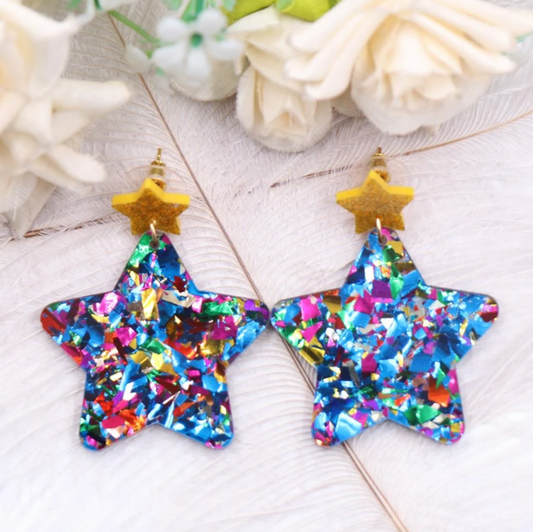 Dazzle Me Star Earrings