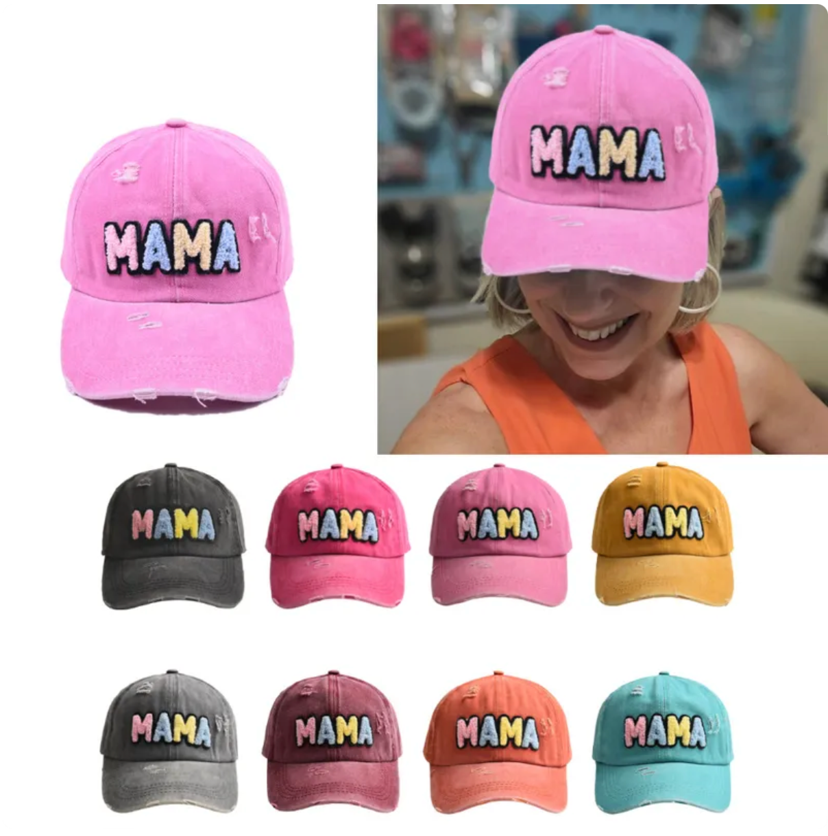 Kate Tuesday Mama Baseball Hat – Kate Tuesday Wholesale