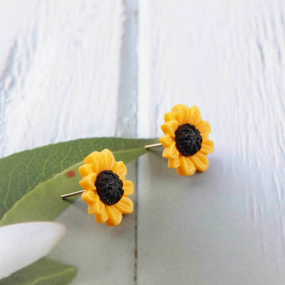 Sunflower Stud Earrings 3 Sizes