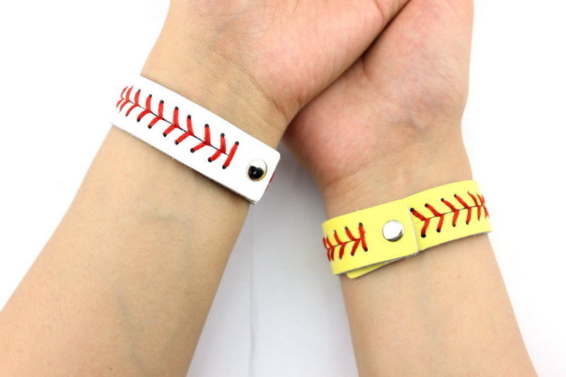 Softball and Baseball Bracelet Cuff Wraps