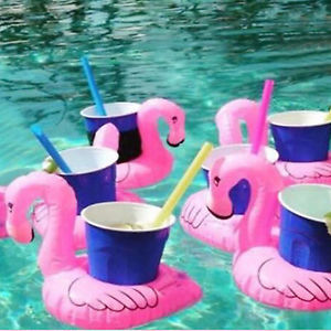 Flamingo Drink Holders Float!
